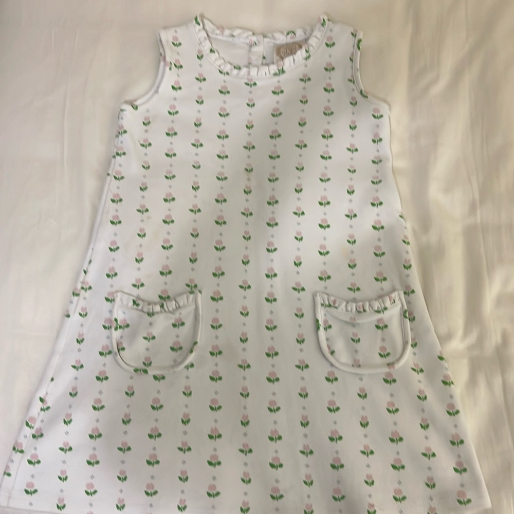 The Beaufort bonnet company size 8 Pima cotton floral sleeveless dress
